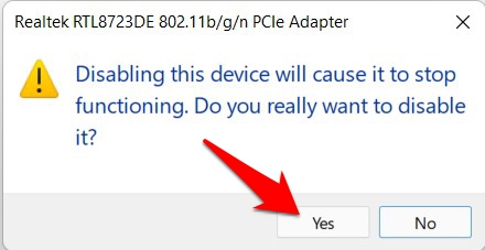 disable network driver confirmation windows 11