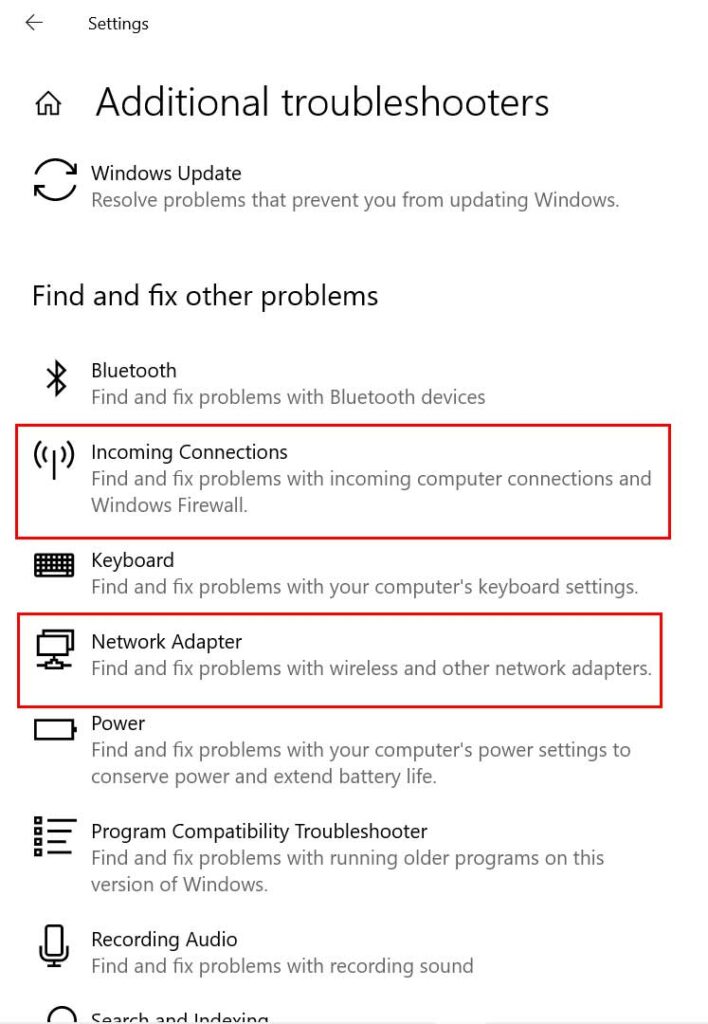 Fix: Network Connection Issues on Windows 10