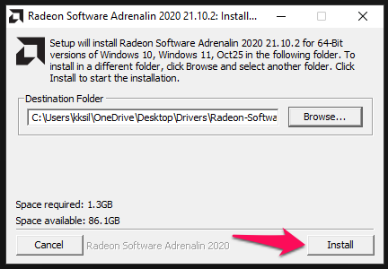 Install AMD Graphics Driver (2)