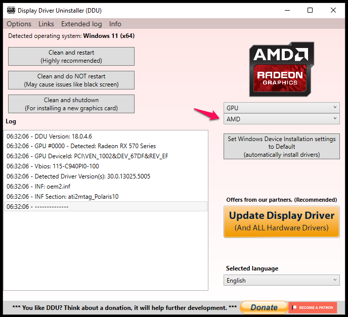 Uninstall AMD Graphics Driver (4)