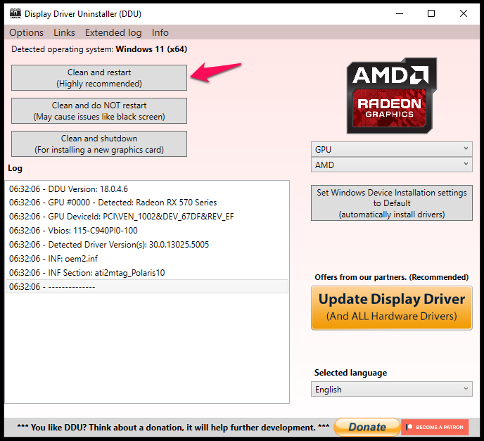 Uninstall AMD Graphics Driver (5)