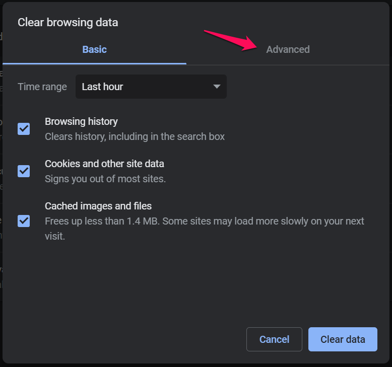 Clear Browser Saved Form Data in Chrome (5)